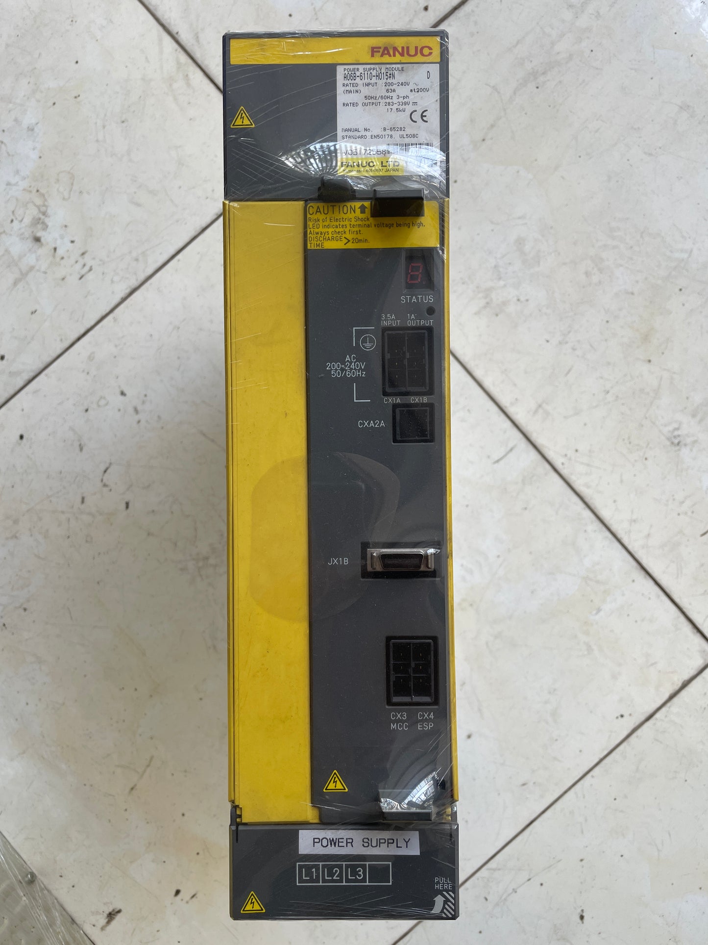 FANUC POWER SUPPLY MODULE A06B-6110-H015