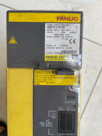 FANUC POWER SUPPLY MODULE A06B-6110-H015